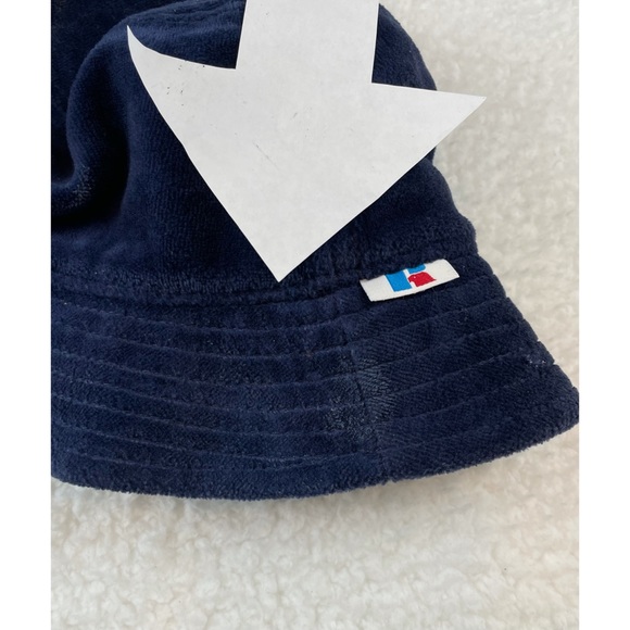 RUSSELL ATHLETIC • Navy Blue Terrorbird Media Terry Cloth Bucket Hat - Picture 10 of 16